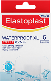 Elastoplast Waterproof XL 6X7cm 5 Pack